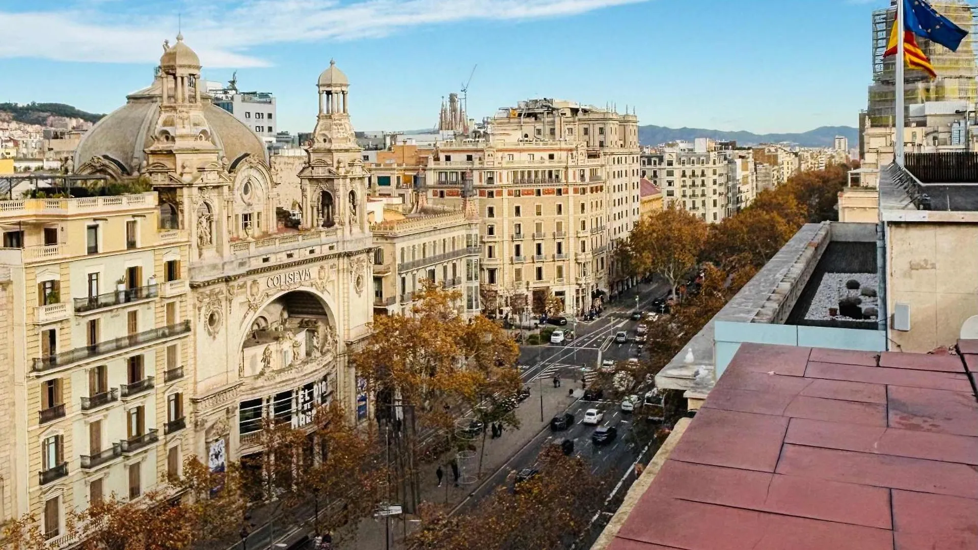 شقة Gran Via Terrace - Central Studio With A Terrace برشلونة
